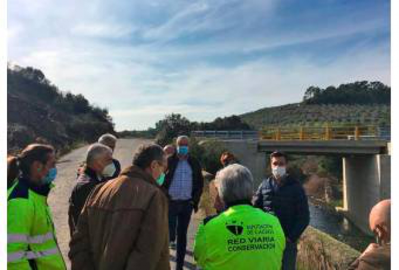 Terminadas las obras de la carretera de Marchagaz a la Ex-205 por Palomero realizadas por la Diputación de Cáceres