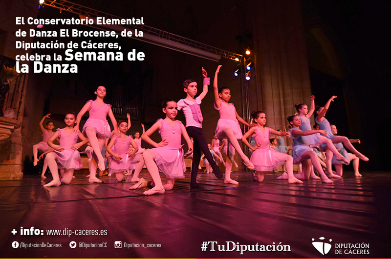 El Conservatorio Elemental de Danza El Brocense, de la Diputación de Cáceres, celebra la Semana de la Danza