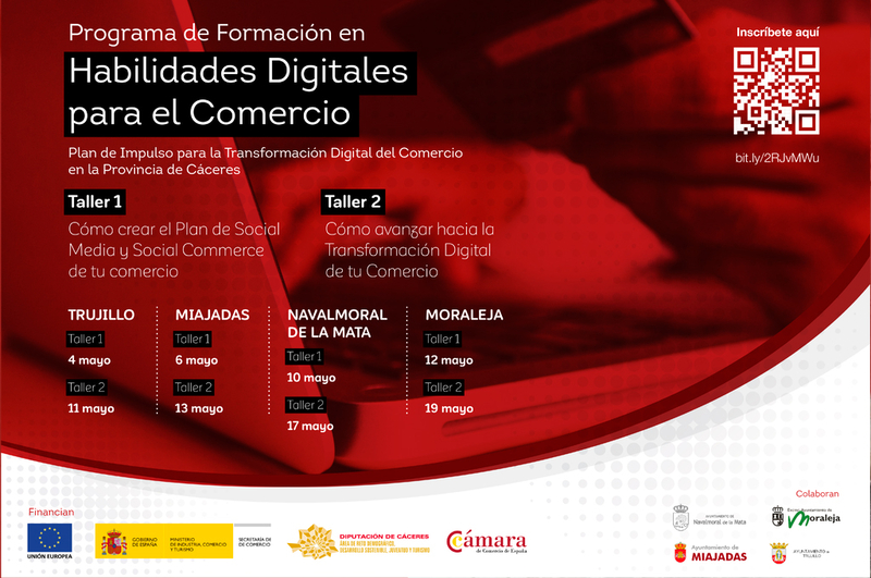 Comienza la formación en habilidades digitales para el comercio minorista en la provincia de Cáceres  