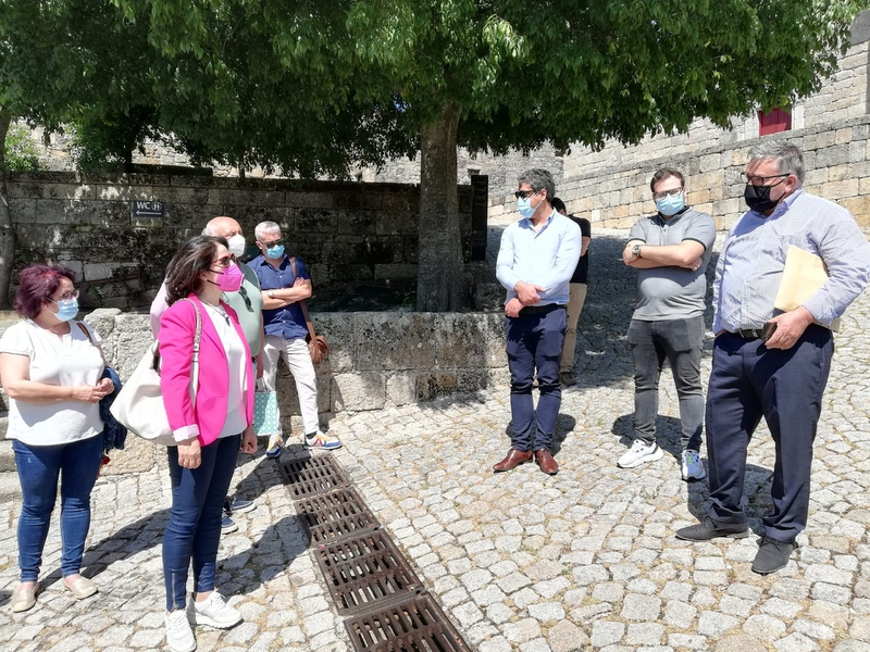 Representantes de Conjuntos Históricos de la provincia de Badajoz intercambian experiencias con las Aldeias Históricas de Portugal