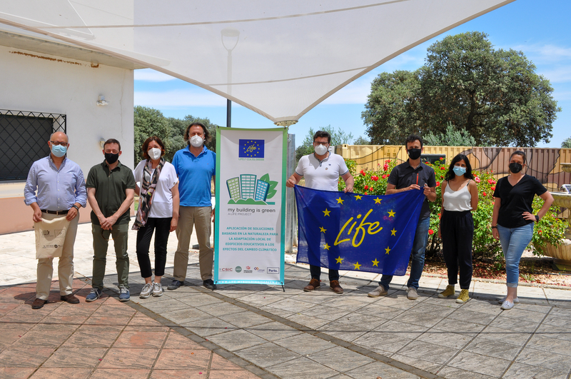 La Diputación de Badajoz ha acogido la tercera reunión de control del proyecto LIFE  My Building is Green