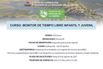 Garbayuela y Sancti-Spiritus acogerán una acción formativa de Monitor de tiempo libre infantil y juvenil