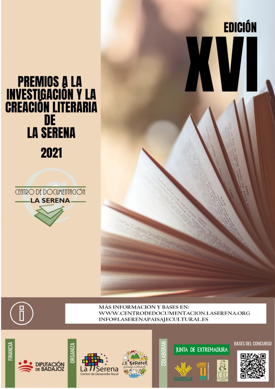 Convocada la XVI edición de los Premios a la Investigación y la Creación Literaria de La Serena