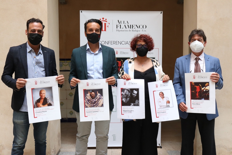 Cristina Hoyos, Paco Mora, La Lupi y Paco Suárez componen el cartel del III Aula de Flamenco
