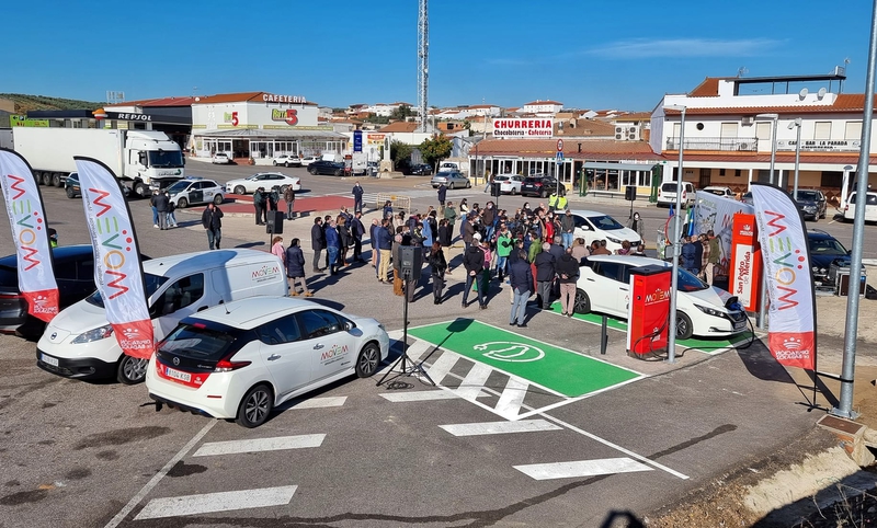 La red provincial de electrolineras de la Diputación de Badajoz se pone en servicio