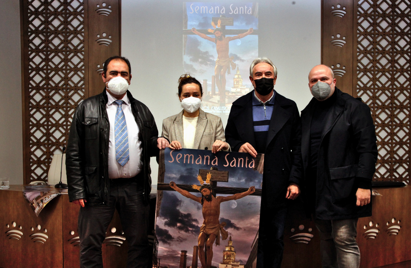 El Cristo restaurado de la Vera Cruz ilustra el cartel de Semana Santa 2022 de Jerez de los Caballeros