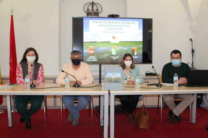 Diputacin presenta en Miajadas el Plan de Accin para el Control de Mosquitos en municipios cacereos de influencia de los regados de Vegas Altas