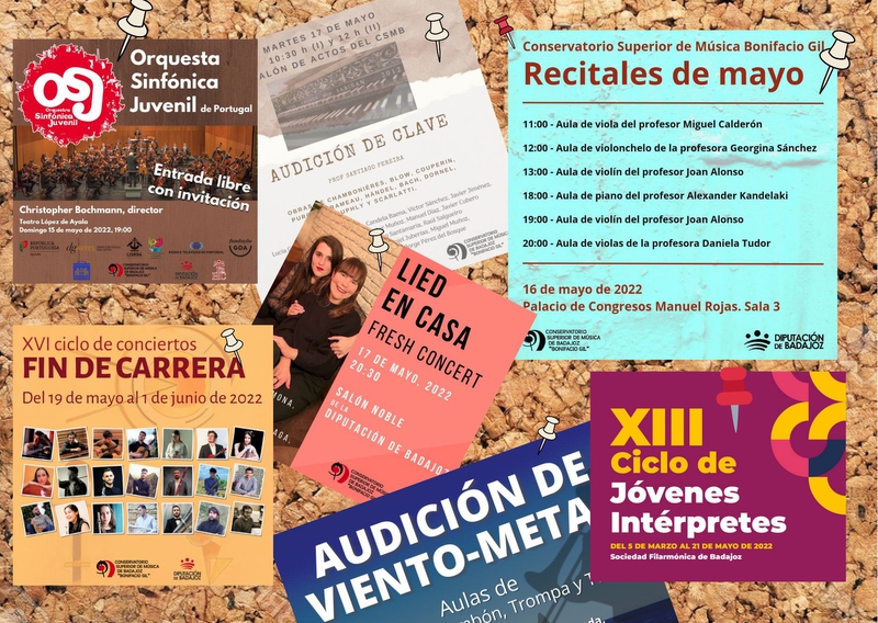 El conservatorio superior inunda la primavera musical pacense con diversos conciertos de msica clsica
