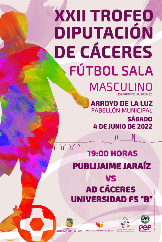 Final de Fútbol Sala Masculino Trofeo Diputación de Cáceres entre Publijaime Jaraíz y AD Cáceres Universidad FS