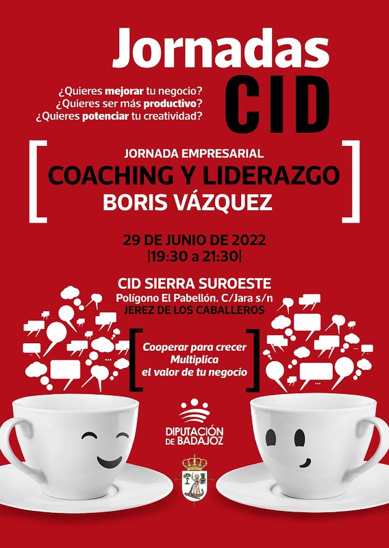 La Diputación organiza una jornada en Jerez sobre 'Coach y Liderazgo Empresarial'