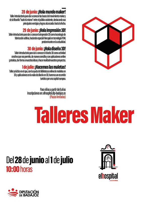 El Hospital-Centro Vivo programa talleres 'Maker' dirigidos a los más pequeños