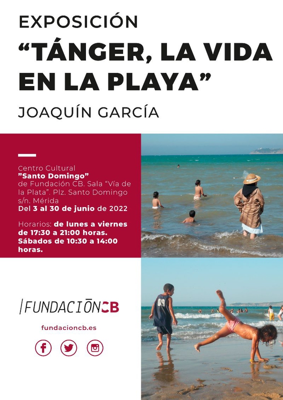 Joaquín García expone ''Tánger, la vida en la playa'' en el Centro Cultural ''Santo Domingo''