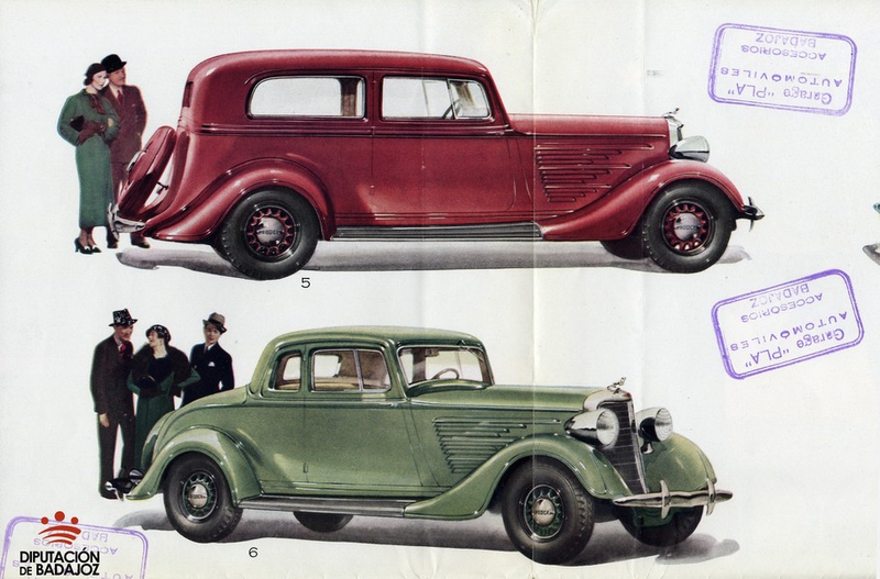 Coches de los años 30 para la Diputación de Badajoz