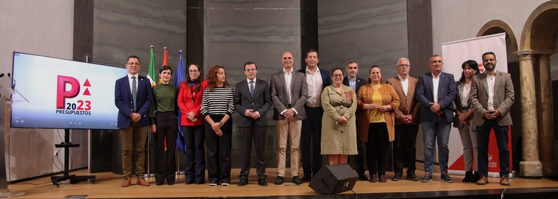 Los presupuestos de Diputación de Badajoz para 2023 ascienden a 279 millones 