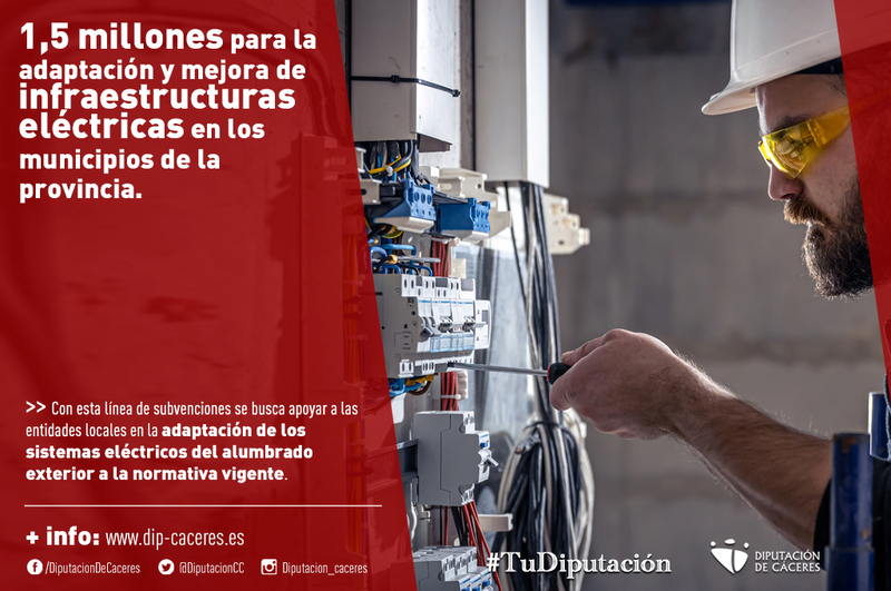 1,5 millones para la adaptación y mejora de infraestructuras eléctricas en los municipios de la provincia