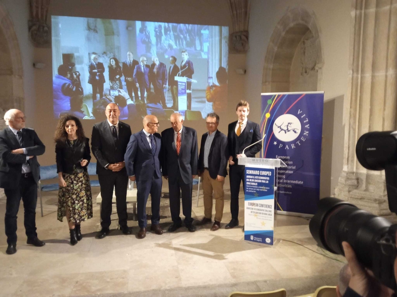 El vicepresidente tercero de la Diputación asiste en Segovia al Seminario Europeo 'Abordar el Reto Demográfico'