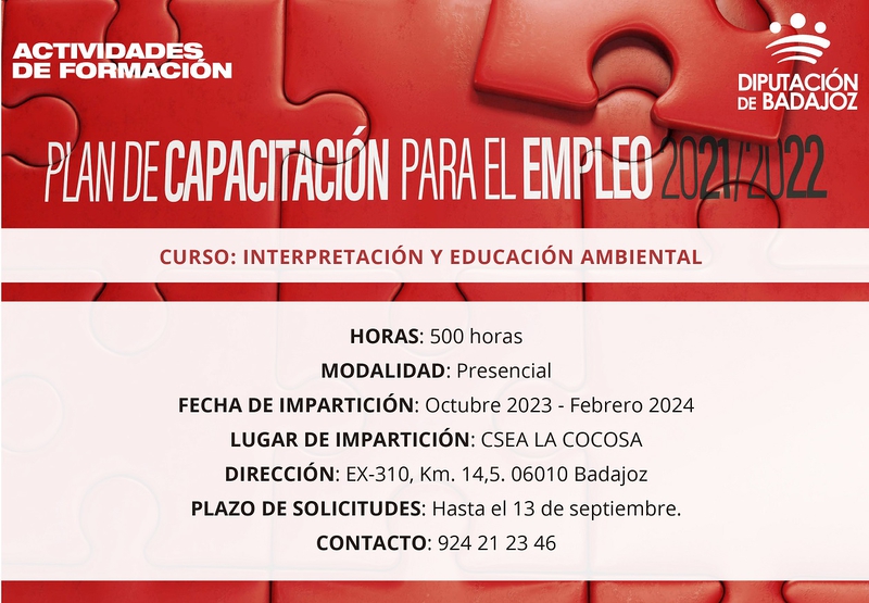 Abierto el plazo de solicitudes para una acción formativa de ''Interpretación y Educación Ambiental''
