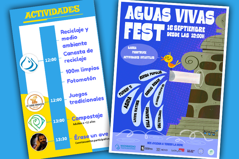 El Consorcio MsMedio promueve actividades de educacin medioambiental en el II Aguas Vivas Fest en Cceres