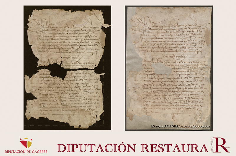 Diputación Restaura, un nuevo programa para recuperar el patrimonio documental de la provincia