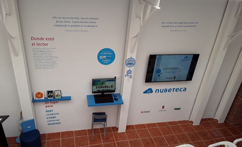 Inauguraciones de los Espacios Nubeteca 41 y 42 en las Bibliotecas de Santa Marta de los Barros y Ribera del Fresno