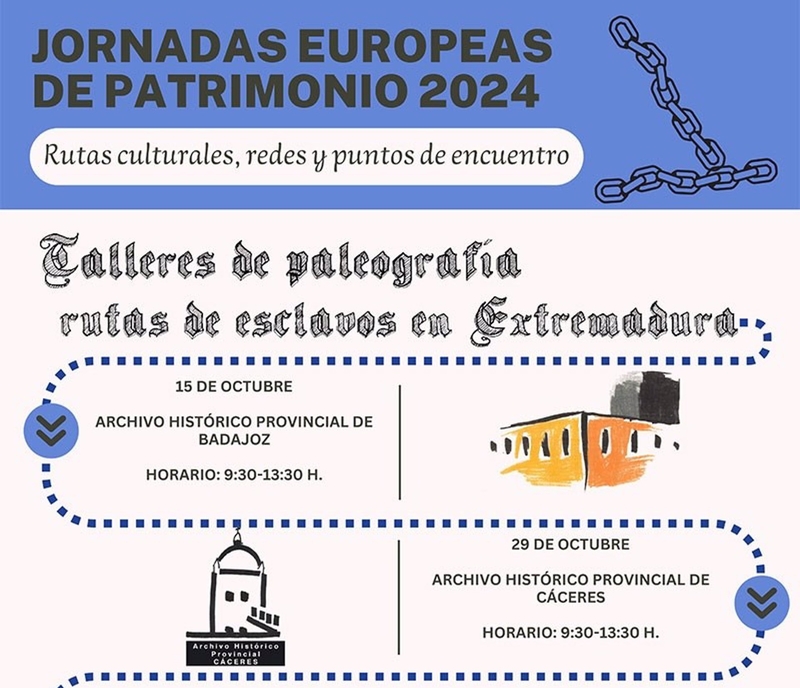 El Archivo Provincial de Badajoz organiza un taller de Paleografía para celebrar las Jornadas Mundiales de Patrimonio