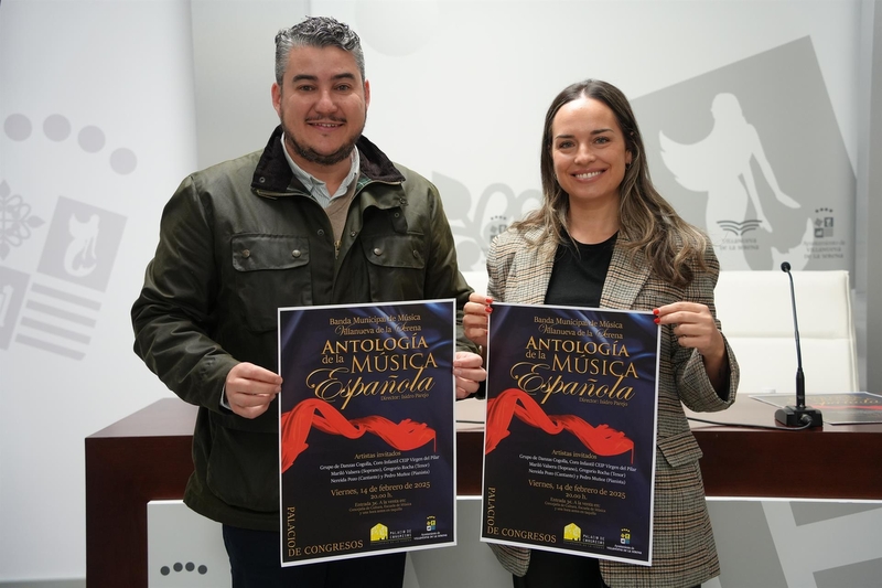 La Banda Municipal de Villanueva de la Serena ofrece una antología de música española el 14 de febrero en la localidad