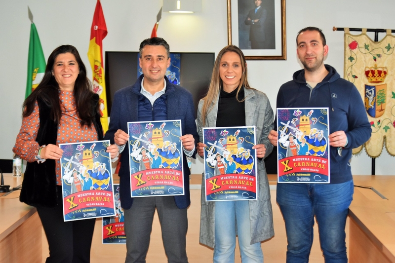 Un total de 25 comparsas participarán en el desfile de la X Muestra Arte de Carnaval Vegas Bajas de La Garrovilla