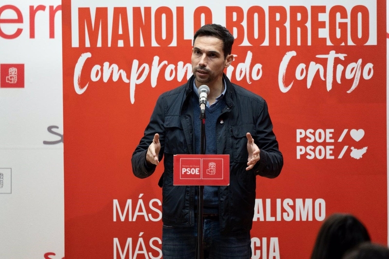 El secretario general del PSOE de la provincia de Badajoz inicia una ronda de encuentros comarcales con la militancia