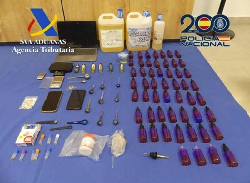 Detenido el responsable de un bar de copas de Almendralejo (Badajoz) con 14 kilos de éxtasis líquido