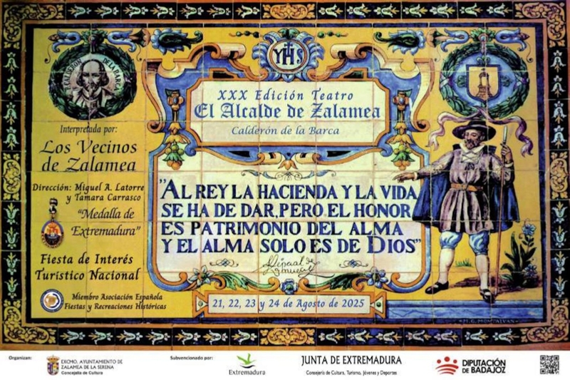 Unos 700 vecinos llevarán a escena del 21 al 24 de agosto la representación popular de 'El alcalde de Zalamea'