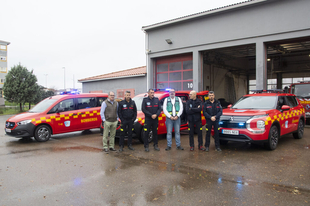 El Servicio de Prevención y Extinción de Incendios estrena tres nuevos vehículos