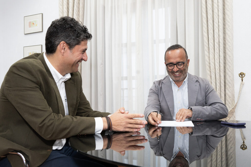 Diputación de Cáceres y los empresarios de Coria y comarca estrechan relación para futuras colaboraciones