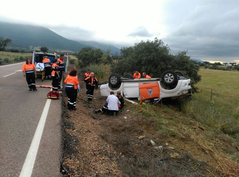 Los dos fallecidos en accidente en Zorita eran miembros de Protección Civil en una prueba ciclista
