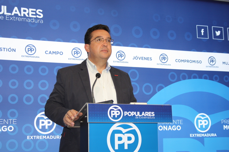 El PP espera una semana de sensatez política y altura de miras para España y Extremadura 