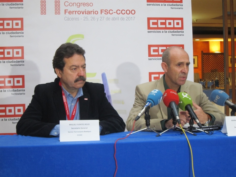 La situación del ferrocarril en Extremadura es la más deficiente de España, según CCOO