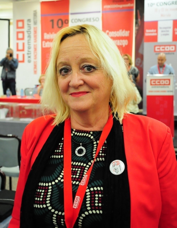 Encarna Chacón, elegida nueva secretaria general de CCOO de Extremadura con el 51% de los votos