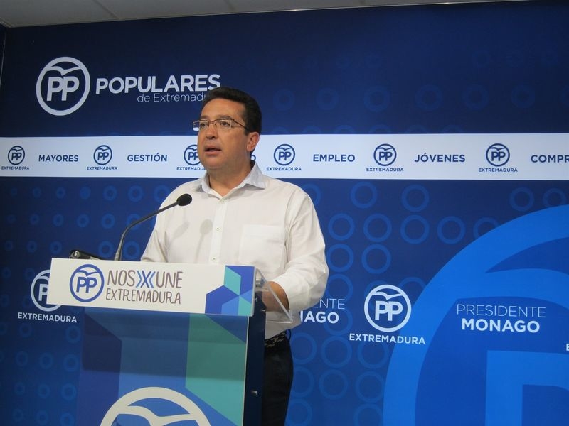 El PP de Extremadura considera que con las primarias del PSOE 'se vuelve a constatar' que este partido está 'roto'