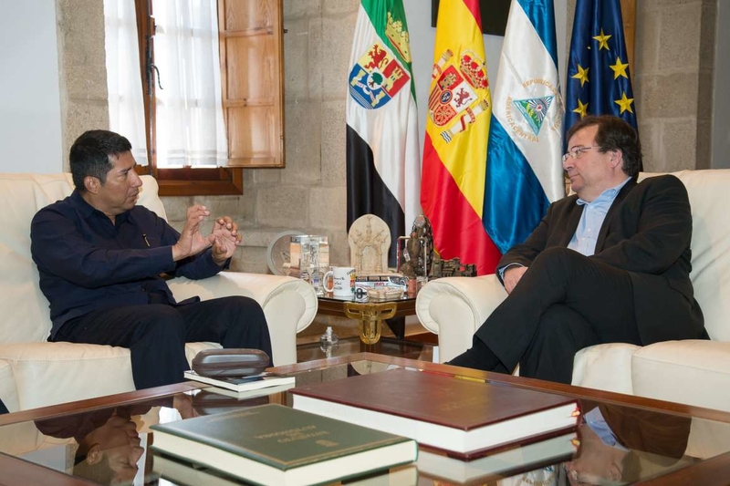 El embajador de Nicaragua en España, en Extremadura