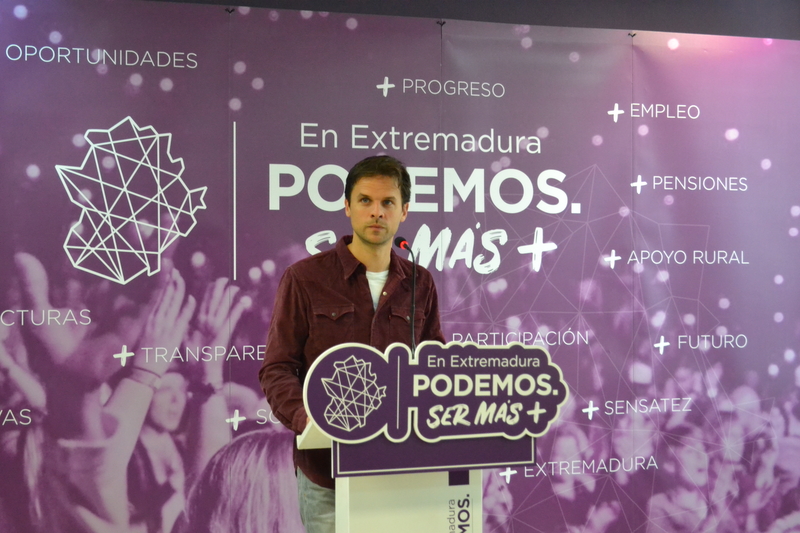 Podemos exigirá al presidente de la Junta de Extremadura medidas urgentes para revertir los recortes sanitarios