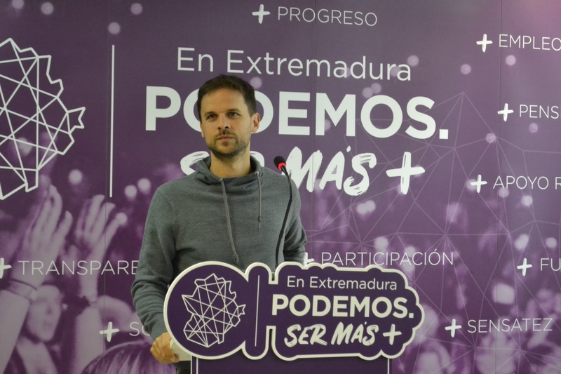 Álvaro Jaén: ''El PP ha abandonado por completo a Extremadura''