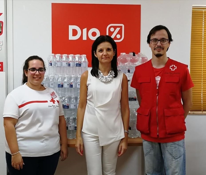 Los Espacios Educativos Saludables de Extremadura contarán con más de 25.000 litros de agua donados por DIA