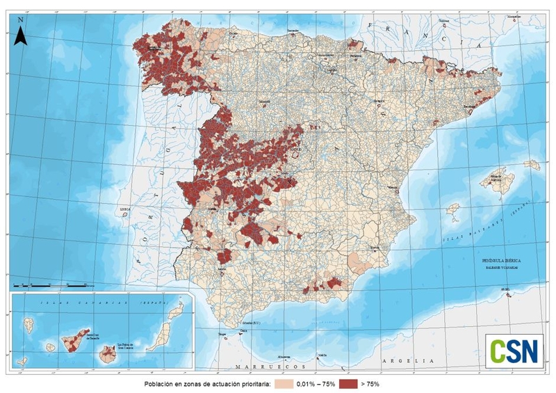 Extremadura, una de las zonas de España más afectadas por el gas Radón