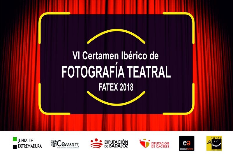 Ya está abierta la convocatoria para participar en el  Certamen Ibérico de fotografía teatral FATEX 2018