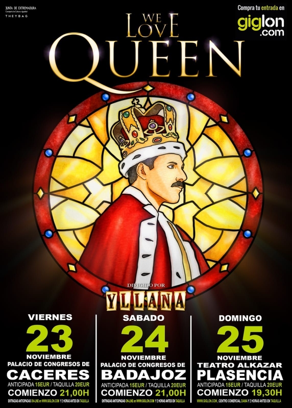 Llega a Extremadura el Musical ''We love Queen''