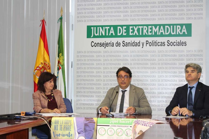 La Junta de Extremadura recomienda vacunarse contra la gripe como medida preventiva