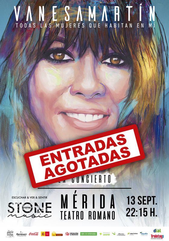 Vanesa Martín agota sus entradas para el 'Stone & Music Festival' de Mérida 