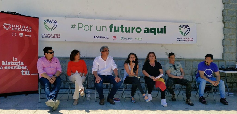 Irene de Miguel: ''Unidas Por Extremadura es la única garantía de que se desarrollen políticas que beneficien a la mayoría social de nuestra región''