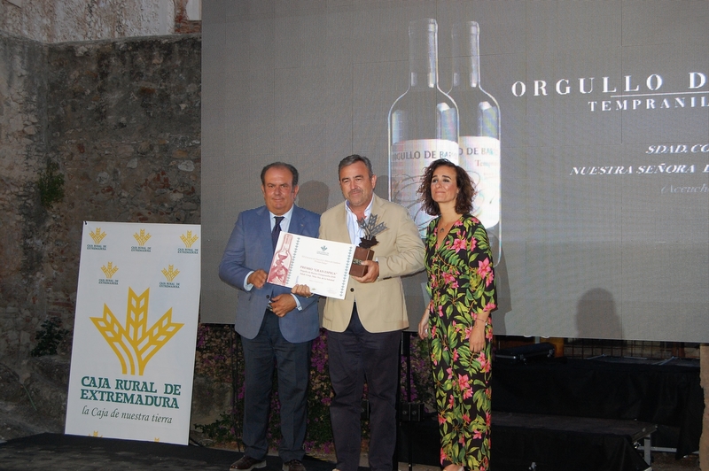 ''Orgullo de Barros'' galardonado con el premio Gran Espiga al mejor vino DO Ribera del Guadiana 