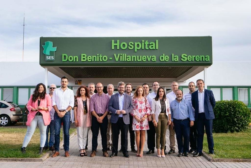 Las agrupaciones de Cs Don Benito y Villanueva se concentran para exigir a la Junta un hospital ''digno y de calidad''