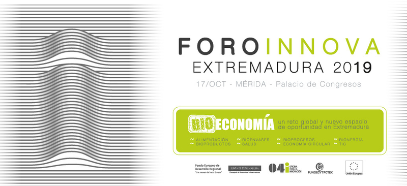El Foro Innova Extremadura 2019 abordará en Mérida las oportunidades de la bioeconomía desde la ciencia, la tecnología y la innovación